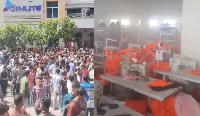 মোংলা ইপিজেডে গার্মেন্টস কারখানায় ভয়াবহ আগুন